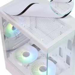 Игровой корпус для пк белый (3 шт вентилятора frgb)